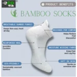 4_Pair Set Unisex Casual Bamboo Cotton Printed Ankle Length Socks (Multicolor) - Image 5