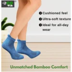 4_Pair Set Unisex Casual Bamboo Cotton Printed Ankle Length Socks (Multicolor) - Image 2