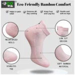 4_Pair Set Unisex Casual Bamboo Cotton Printed Ankle Length Socks (Multicolor) - Image 5