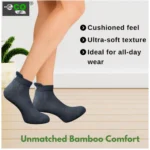 4_Pair Set Unisex Casual Bamboo Cotton Printed Ankle Length Socks (Multicolor) - Image 2