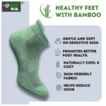 4_Pair Set Unisex Casual Bamboo Cotton Printed Ankle Length Socks (Multicolor) - Image 4