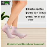 4_Pair Set Unisex Casual Bamboo Cotton Printed Ankle Length Socks (Multicolor) - Image 2
