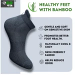 4_Pair Set Unisex Casual Bamboo Cotton Printed Ankle Length Socks (Multicolor) - Image 3