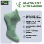 4_Pair Set Unisex Casual Bamboo Cotton Printed Ankle Length Socks (Multicolor) - Image 4