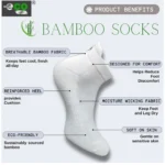 4_Pair Set Unisex Casual Bamboo Cotton Printed Ankle Length Socks (Multicolor) - Image 4