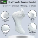 4_Pair Set Unisex Casual Bamboo Cotton Printed Ankle Length Socks (Multicolor) - Image 3