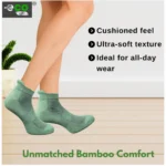 4_Pair Set Unisex Casual Bamboo Cotton Printed Ankle Length Socks (Multicolor) - Image 2