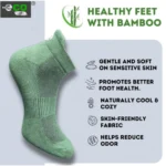 4_Pair Set Unisex Casual Bamboo Cotton Printed Ankle Length Socks (Multicolor) - Image 4