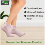 4_Pair Set Unisex Casual Bamboo Cotton Printed Ankle Length Socks (Multicolor) - Image 2