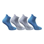 4_Pair Set Unisex Casual Bamboo Cotton Printed Ankle Length Socks (Multicolor)
