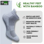4_Pair Set Unisex Casual Bamboo Cotton Printed Ankle Length Socks (Multicolor) - Image 4