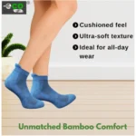 4_Pair Set Unisex Casual Bamboo Cotton Printed Ankle Length Socks (Multicolor) - Image 2
