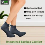 4_Pair Set Unisex Casual Bamboo Cotton Printed Ankle Length Socks (Multicolor) - Image 2