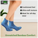 4_Pair Set Unisex Casual Bamboo Cotton Printed Ankle Length Socks (Multicolor) - Image 2