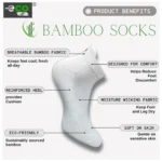 4_Pair Set Unisex Casual Bamboo Cotton Printed Ankle Length Socks (Multicolor) - Image 5