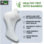 4_Pair Set Unisex Casual Bamboo Cotton Printed Ankle Length Socks (Multicolor) - Image 4