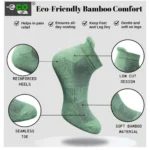 4_Pair Set Unisex Casual Bamboo Cotton Printed Ankle Length Socks (Multicolor) - Image 3