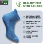 4_Pair Set Unisex Casual Bamboo Cotton Printed Ankle Length Socks (Multicolor) - Image 4