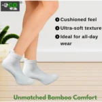 4_Pair Set Unisex Casual Bamboo Cotton Printed Ankle Length Socks (Multicolor) - Image 2