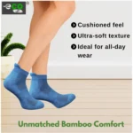 4_Pair Set Unisex Casual Bamboo Cotton Printed Ankle Length Socks (Multicolor) - Image 2