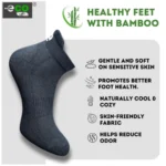 4_Pair Set Unisex Casual Bamboo Cotton Printed Ankle Length Socks (Multicolor) - Image 3