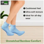 4_Pair Set Unisex Casual Bamboo Cotton Printed Ankle Length Socks (Multicolor) - Image 2