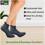 4_Pair Set Unisex Casual Bamboo Cotton Printed Ankle Length Socks (Multicolor) - Image 5