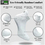4_Pair Set Unisex Casual Bamboo Cotton Printed Ankle Length Socks (Multicolor) - Image 3
