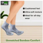 4_Pair Set Unisex Casual Bamboo Cotton Printed Ankle Length Socks (Multicolor) - Image 2