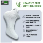 4_Pair Set Unisex Casual Bamboo Cotton Printed Ankle Length Socks (Multicolor) - Image 4
