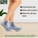 4_Pair Set Unisex Casual Bamboo Cotton Printed Ankle Length Socks (Multicolor) - Image 2