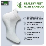 4_Pair Set Unisex Casual Bamboo Cotton Printed Ankle Length Socks (Multicolor) - Image 3
