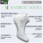 4_Pair Set Unisex Casual Bamboo Cotton Printed Ankle Length Socks (Multicolor) - Image 5