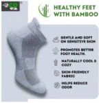 4_Pair Set Unisex Casual Bamboo Cotton Printed Ankle Length Socks (Multicolor) - Image 4