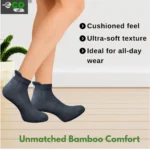 4_Pair Set Unisex Casual Bamboo Cotton Printed Ankle Length Socks (Multicolor) - Image 2