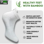 4_Pair Set Unisex Casual Bamboo Cotton Printed Ankle Length Socks (Multicolor) - Image 4