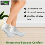 4_Pair Set Unisex Casual Bamboo Cotton Printed Ankle Length Socks (Multicolor) - Image 2
