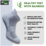 4_Pair Set Unisex Casual Bamboo Cotton Printed Ankle Length Socks (Multicolor) - Image 3