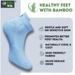 4_Pair Set Unisex Casual Bamboo Cotton Printed Ankle Length Socks (Multicolor) - Image 4