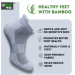 4_Pair Set Unisex Casual Bamboo Cotton Printed Ankle Length Socks (Multicolor) - Image 4