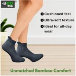 4_Pair Set Unisex Casual Bamboo Cotton Printed Ankle Length Socks (Multicolor) - Image 2