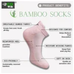 4_Pair Set Unisex Casual Bamboo Cotton Printed Ankle Length Socks (Multicolor) - Image 5