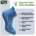 4_Pair Set Unisex Casual Bamboo Cotton Printed Ankle Length Socks (Multicolor) - Image 4