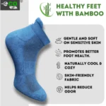 4_Pair Set Unisex Casual Bamboo Cotton Printed Ankle Length Socks (Multicolor) - Image 4