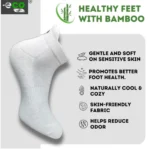 4_Pair Set Unisex Casual Bamboo Cotton Printed Ankle Length Socks (Multicolor) - Image 3