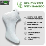 4_Pair Set Unisex Casual Bamboo Cotton Printed Ankle Length Socks (Multicolor) - Image 4