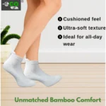4_Pair Set Unisex Casual Bamboo Cotton Printed Ankle Length Socks (Multicolor) - Image 2
