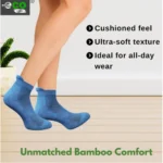 4_Pair Set Unisex Casual Bamboo Cotton Printed Ankle Length Socks (Multicolor) - Image 5