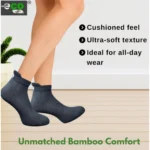 4_Pair Set Unisex Casual Bamboo Cotton Printed Ankle Length Socks (Multicolor) - Image 2