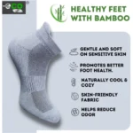 4_Pair Set Unisex Casual Bamboo Cotton Printed Ankle Length Socks (Multicolor) - Image 4